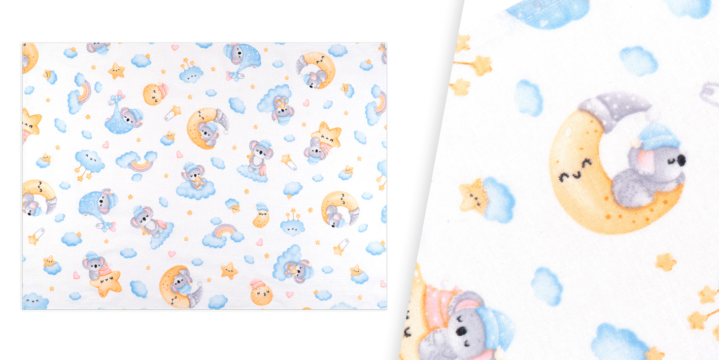 Pielucha flanelowa chmurki